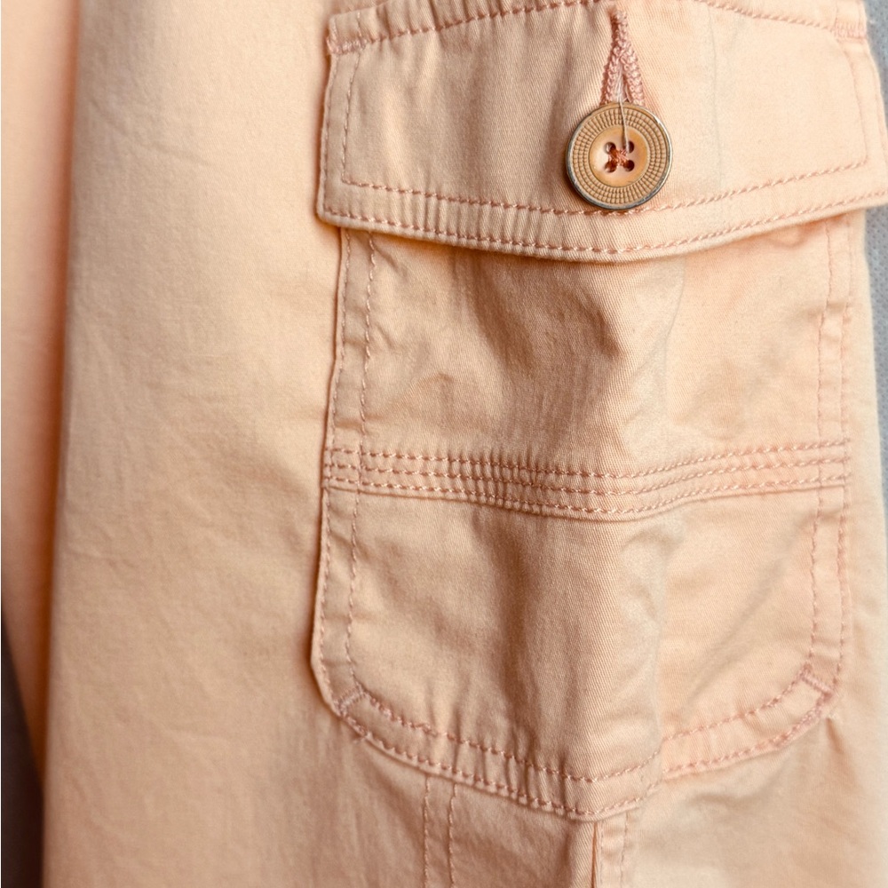LEE Peach Nectar Cargo Capri Pants - Picture 8 of 11
